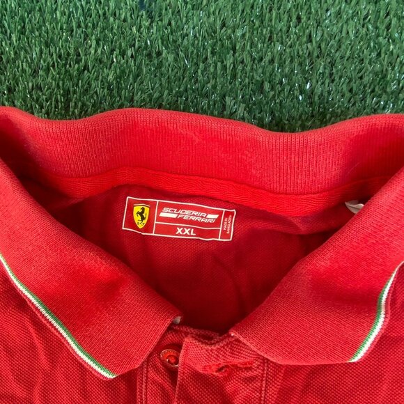 Vintage Y2K Scuderia Ferrari Polo Shirt Formula 1 Uno Racing - Picture 5 of 6